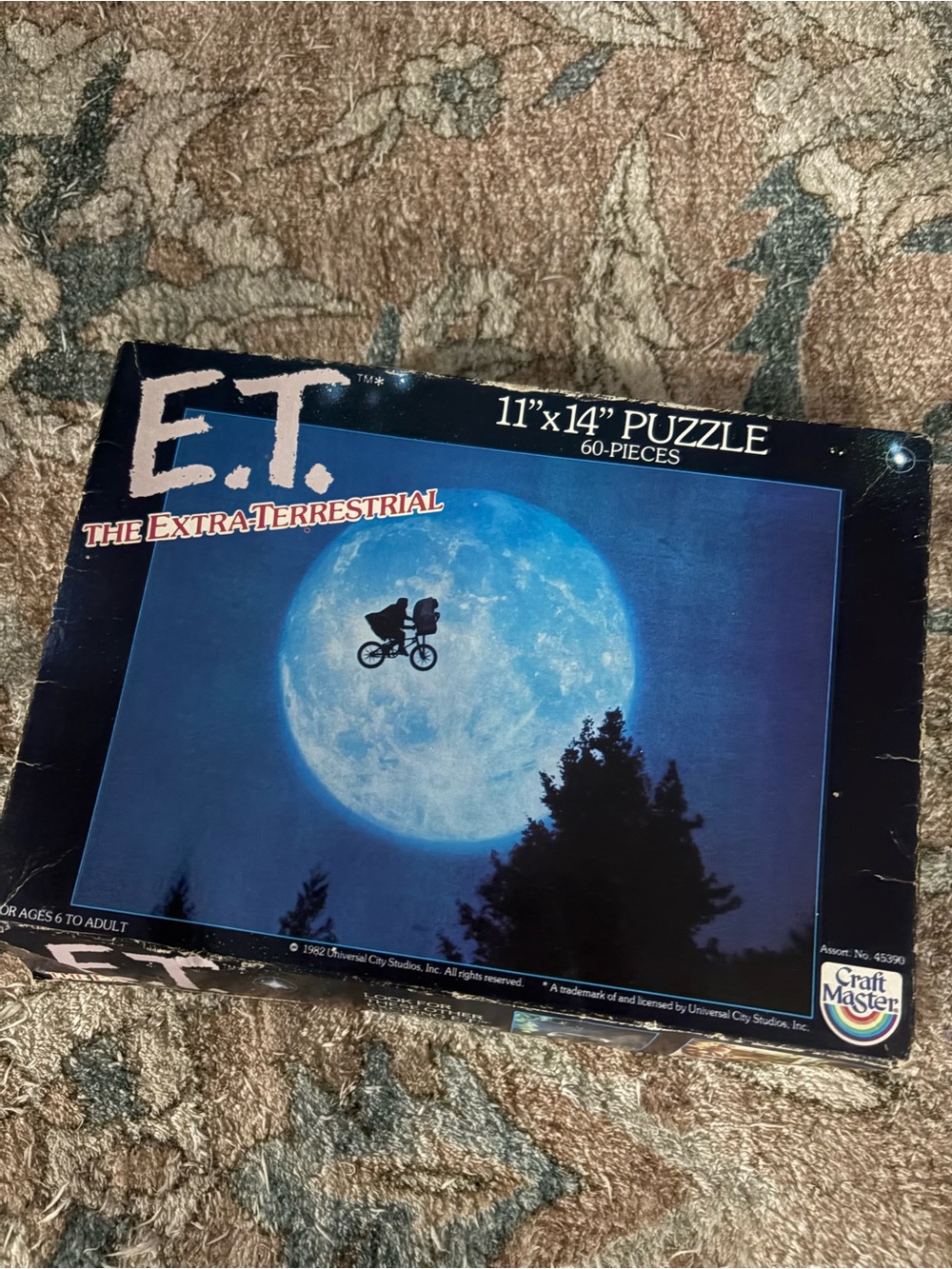 Vtg 1982 ET The Extra Terrestrial 60pc Jigsaw Puzzle Craft Master